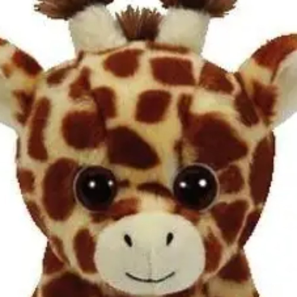 Two Items: Baby Blanket & NWT Velve Ty Giraffe "Peaches" Plush 10" Stuffed Toy - Picture 3 of 8
